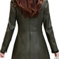 Sheepskin Splendor: Timeless Trench Coat for Effortless Elegance & Year-Round Comfort