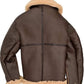 Men's Bomber Shearling Fur Motorcycle Jacket
