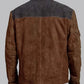 Handmade Stylish Suede Leather Brown Biker Jacket